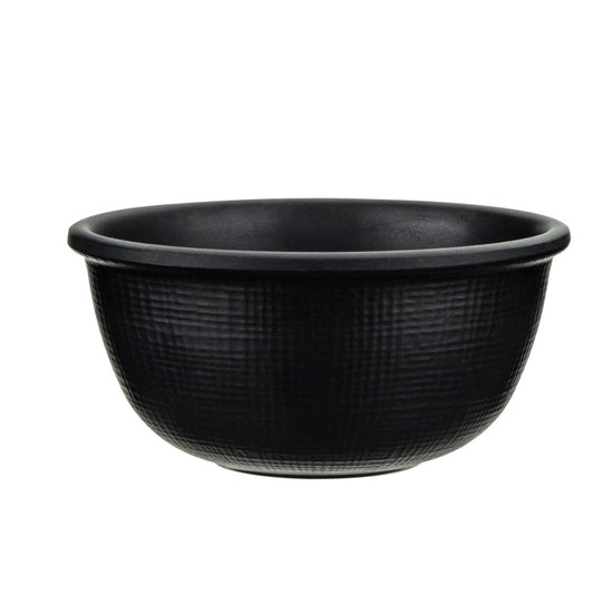 Woven Soup Bowl 4.5″ Black Servewell