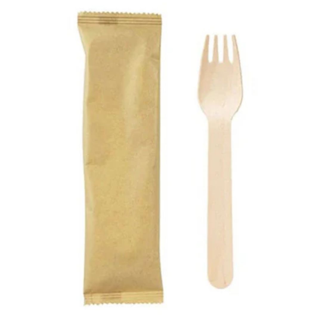 Wrapped Wooden Fork