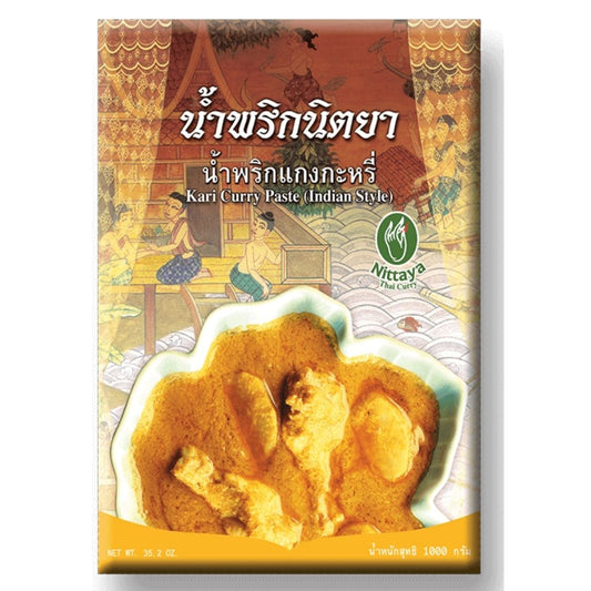 Yellow Curry Paste 1kg Nittaya Thai Curry