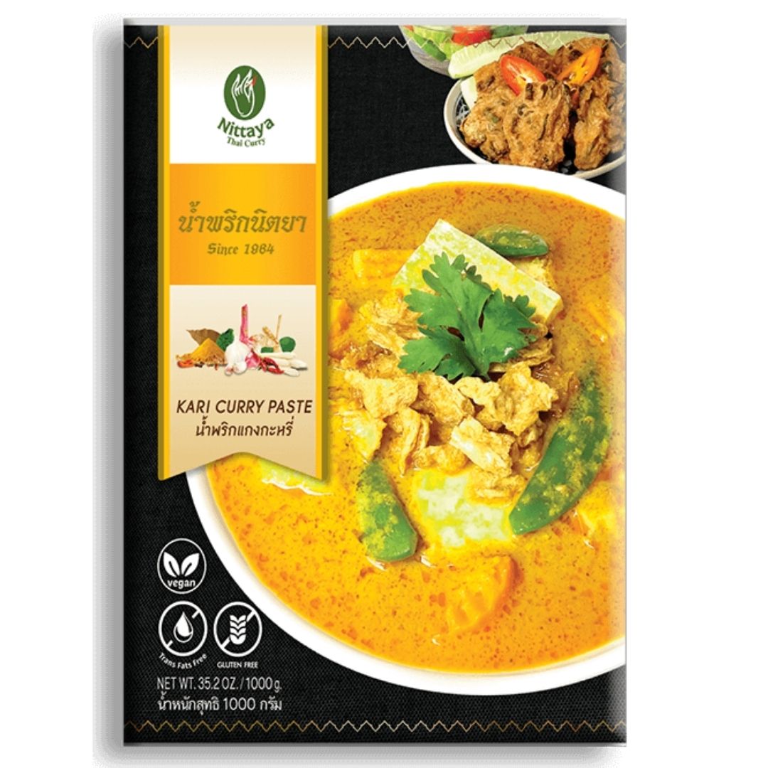 Yellow Curry Paste Vegan 1kg Nittaya Thai Curry