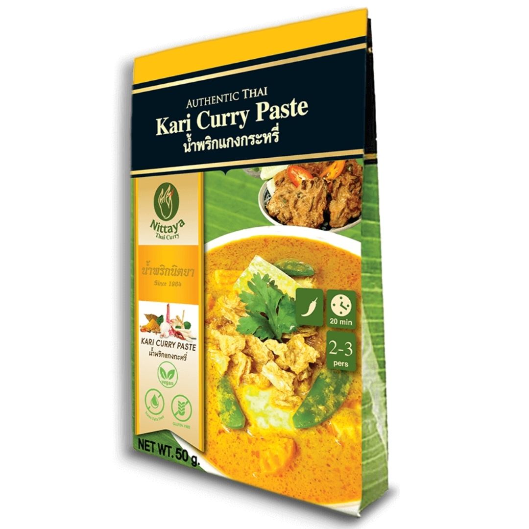 Yellow Curry Paste Vegan 50g Nittaya Thai Curry