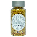 Yellow Disco Balls Sprinkles 5 MM 120 Gms Confect