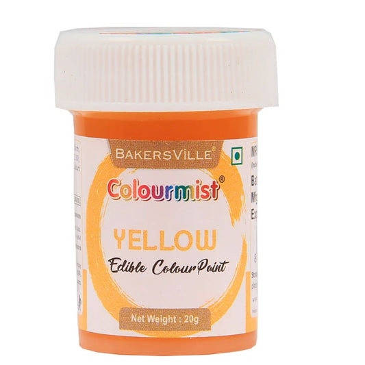 Yellow Edible Colour Paint 20g Colourmist