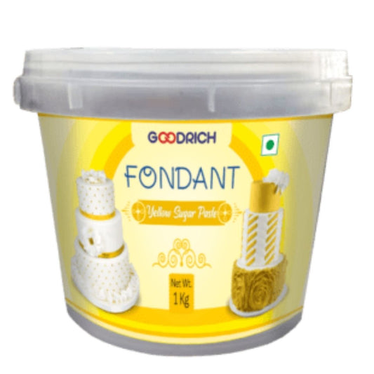 Yellow Fondant Sugar Paste 1kg Goodrich