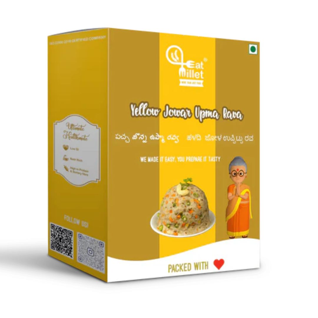 Yellow Jowar Upma Rava 400g Eat Millet