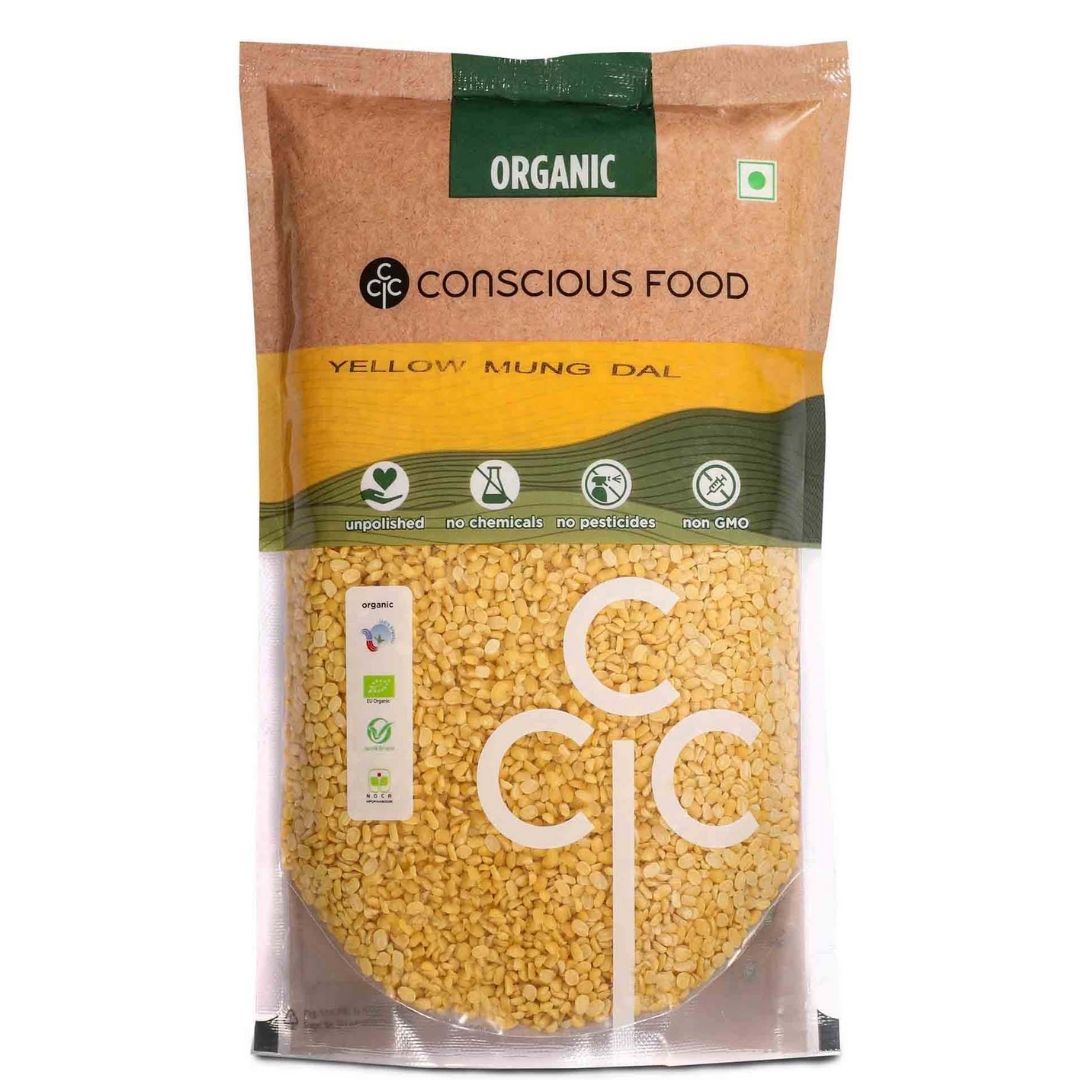 Yellow Mung Dal 500g Conscious Food