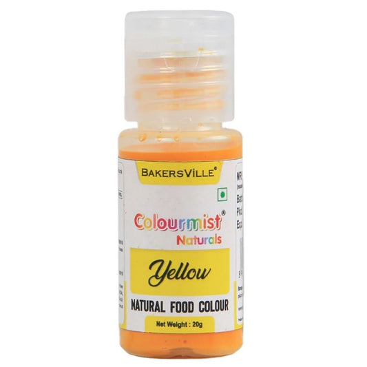 Yellow Natural Edible Food Colour 20g Colourmist