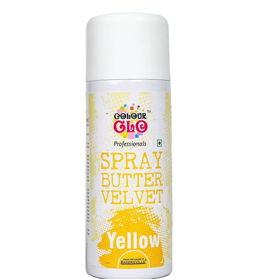 Yellow Spray Butter Velvet Colour 400ml Colourglo