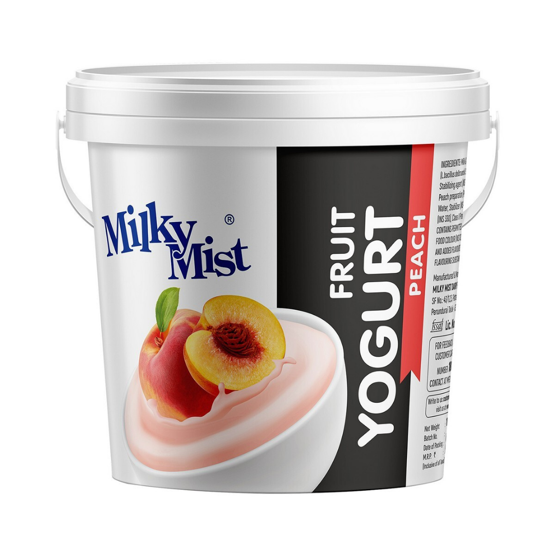 Yoghurt Peach 1Kg  Milky Mist