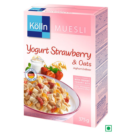 Yogurt Strawberry & Oats 375g Kolln