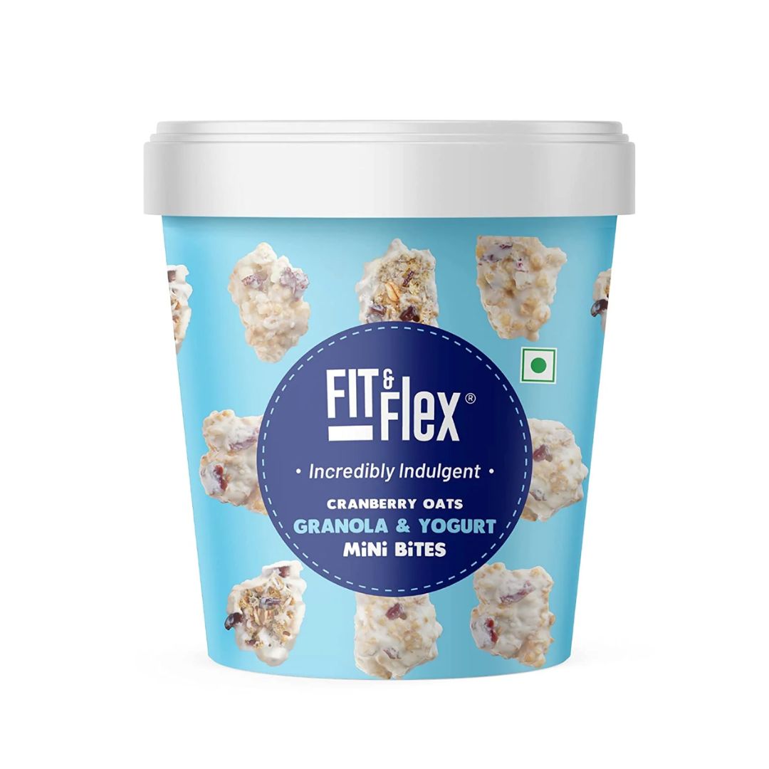 Yogurt & Cranberry Mini Bites 250gm Fit&fFlx