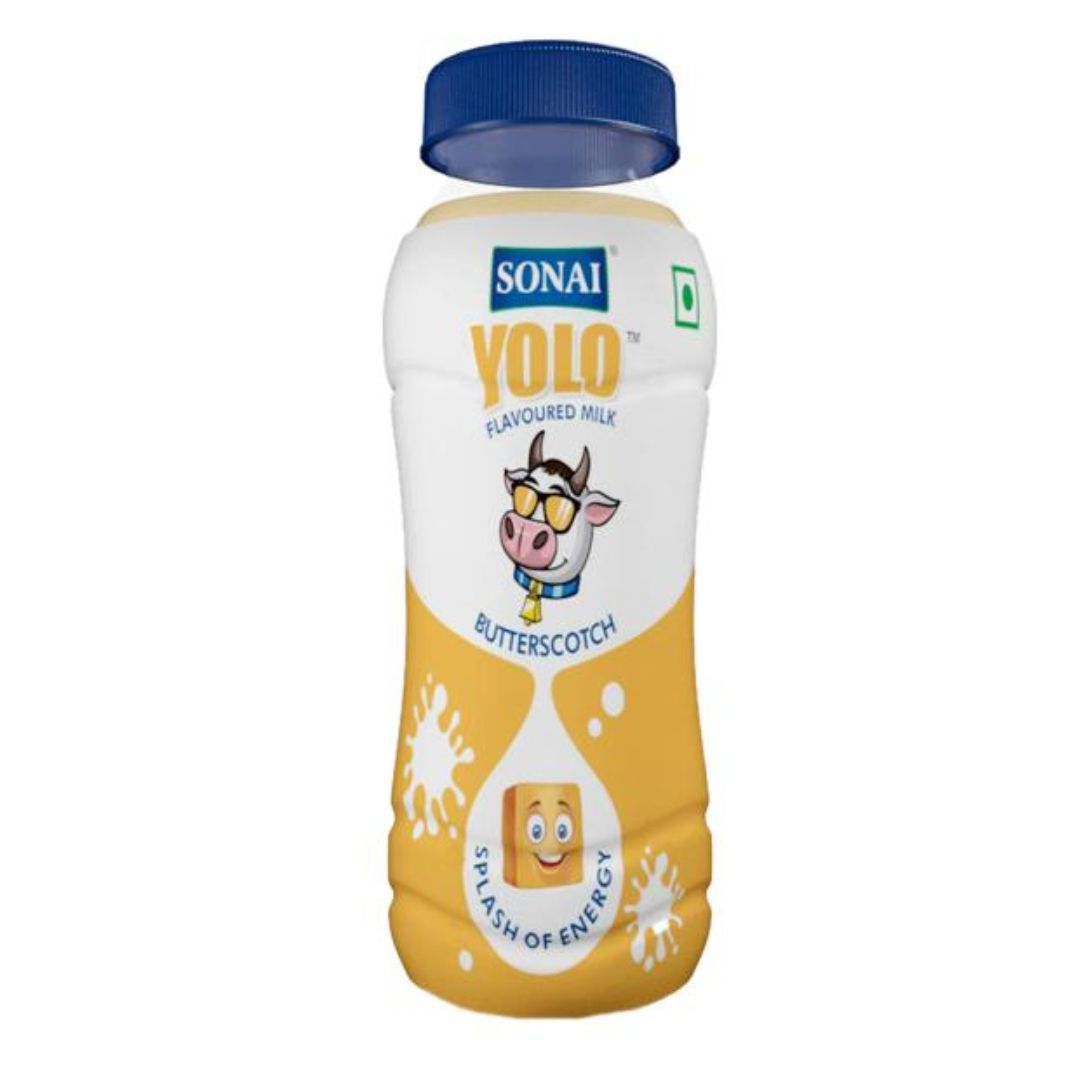 Yolo Butterscotch Flavoured Milk 200 ml Sonai