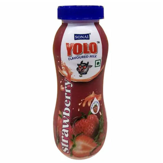 Yolo Strawberry Flavoured Milk 180 ml Sonai