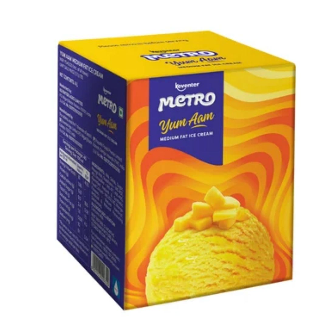 Yum Aam Ice Cream 4ltr Keventer Metro