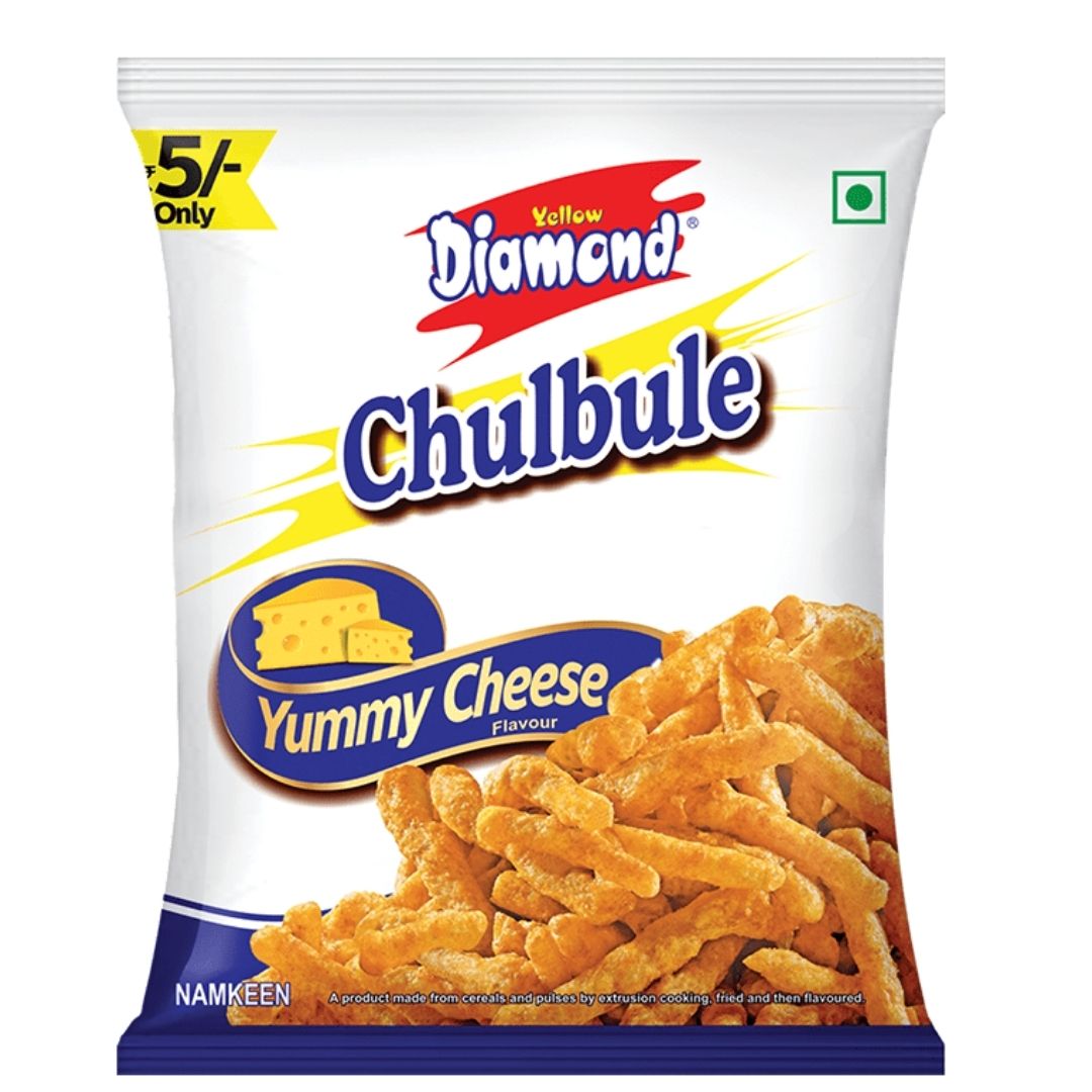 Yummy Cheese Flavour Chulbule Yellow Diamond