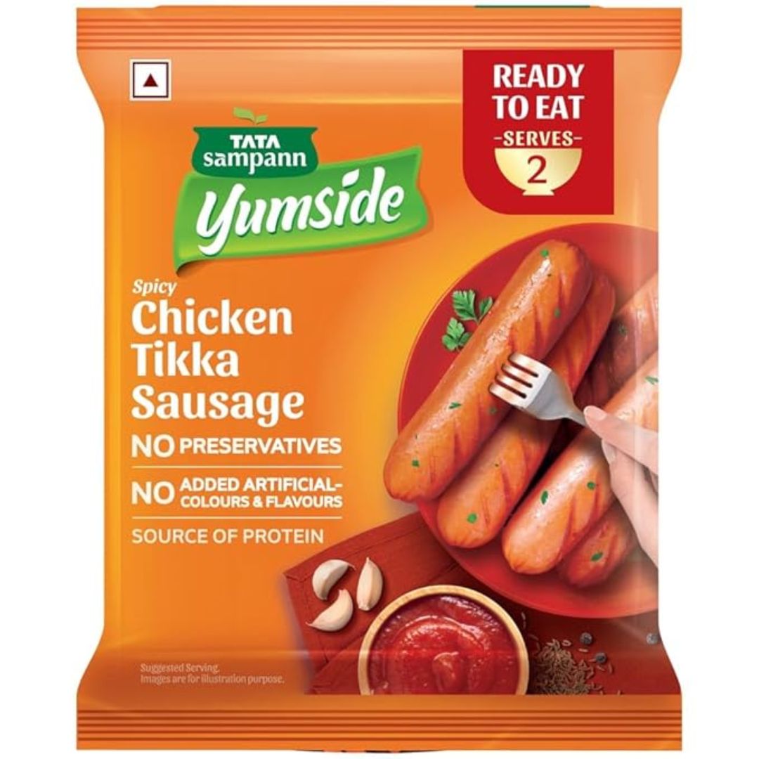 Yumside Chicken Tikka Sausage, 180g Tata Sampann