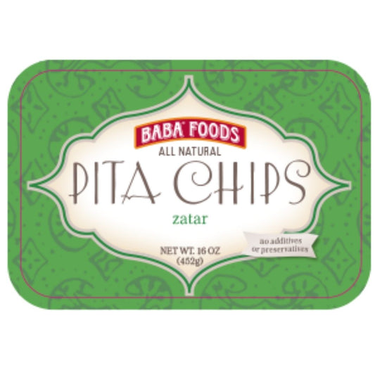 Zatar Pita Chips 452g Baba Foods