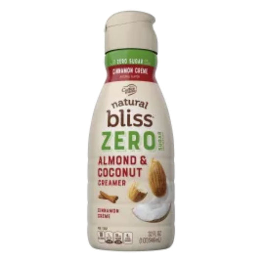 Zero Sugar Cinnamon Crème Flavored Coffee Creamer 946ml Natural Bliss