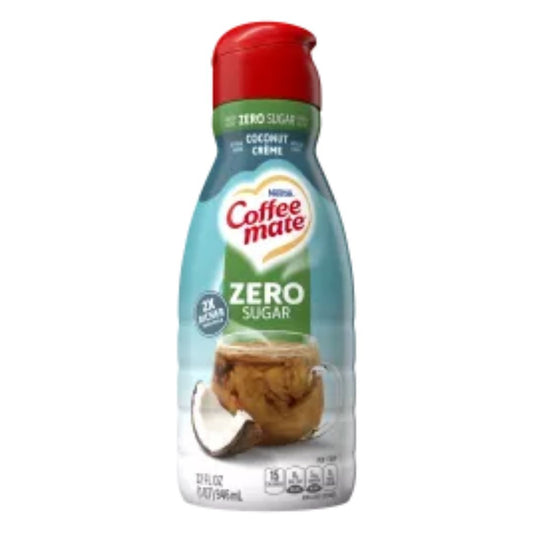 Zero Sugar Coconut Crème Liquid Coffee Creamer 946ml Coffee Mate