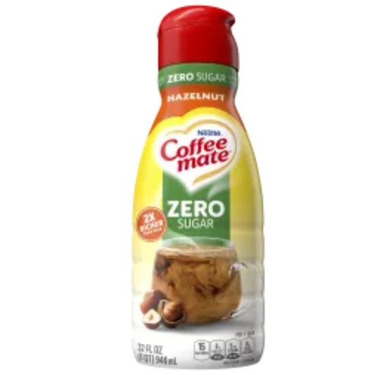 Zero Sugar Hazelnut Flavored Liquid Coffee Cremer 946ml Coffee Mate