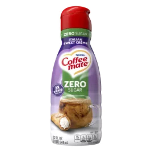 Zero Sugar Italian Sweet Crème Liquid Coffee Creamer 946ml coffee Mate