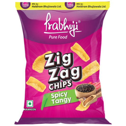 Zig Zag Spicy Tangy Chips Prabhuji Pure Food