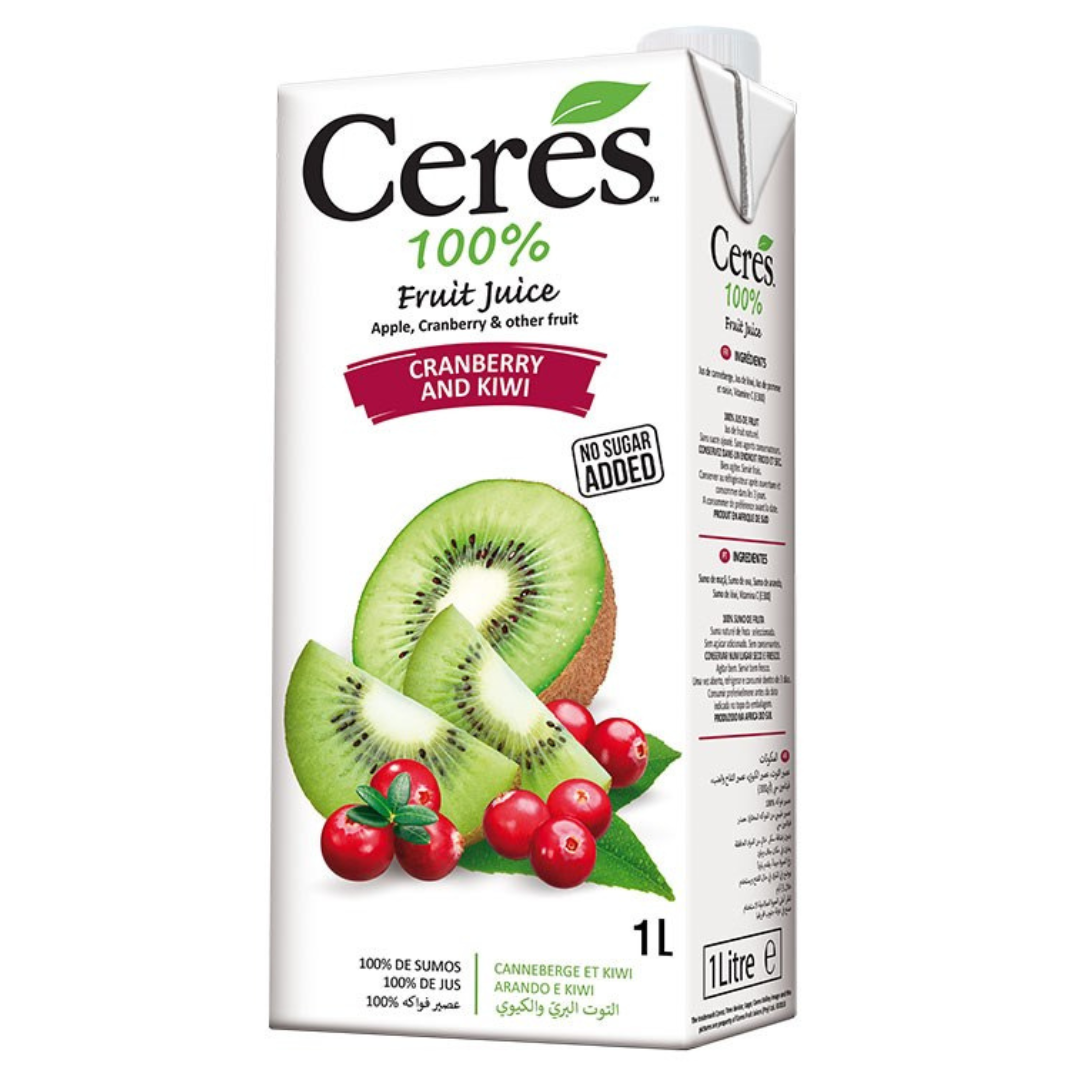 Cranberry & Kiwi Fruit Juice 1 Ltr Ceres
