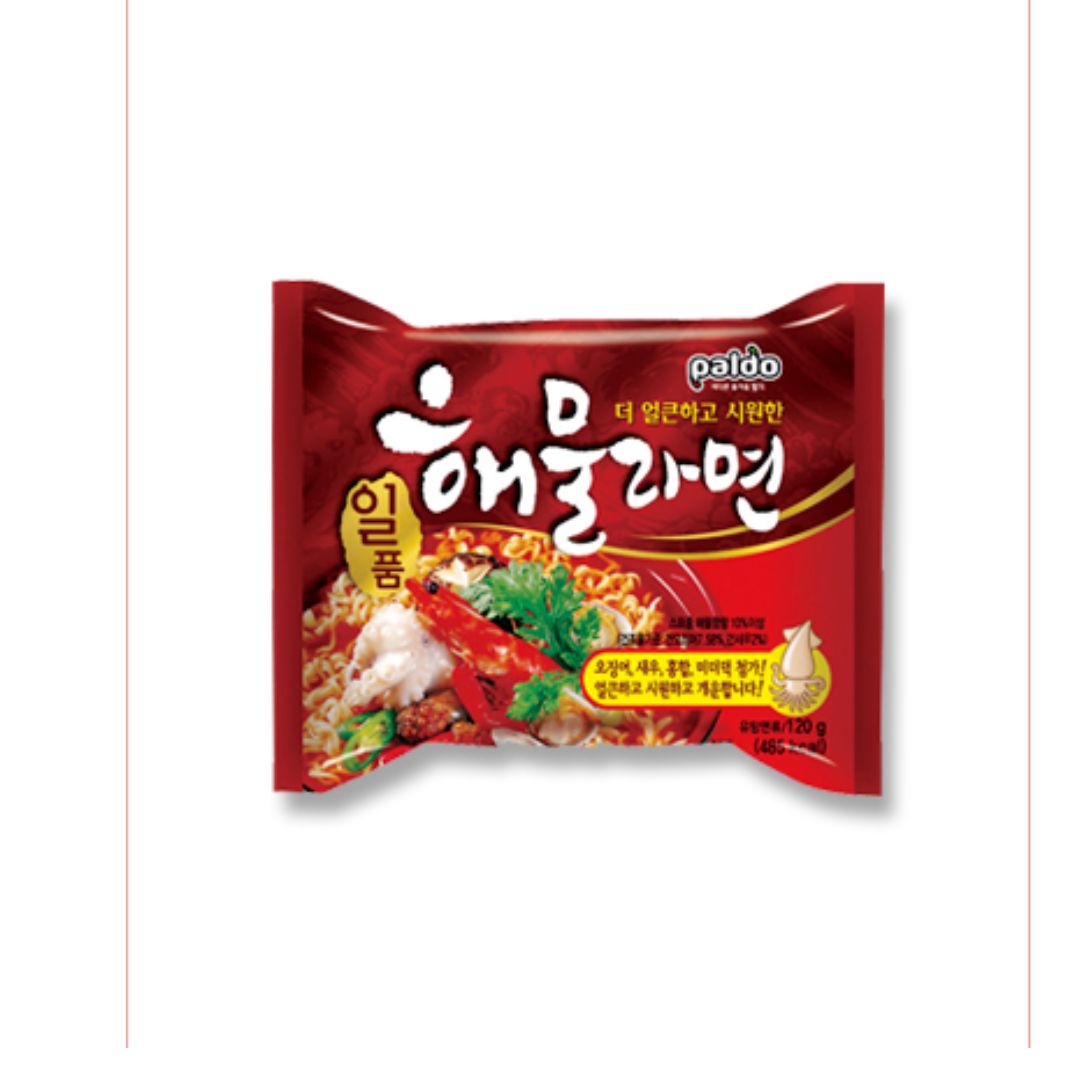 lloom Seafood Soup  Instant Noodles 120g Paldo