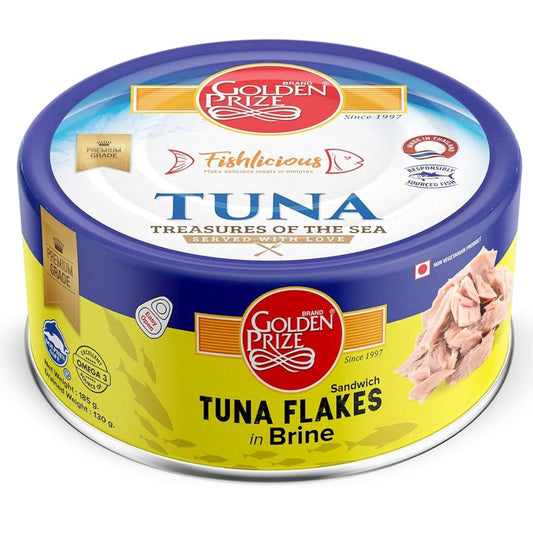 Tuna Flakes in Brine 185g Golden Prize