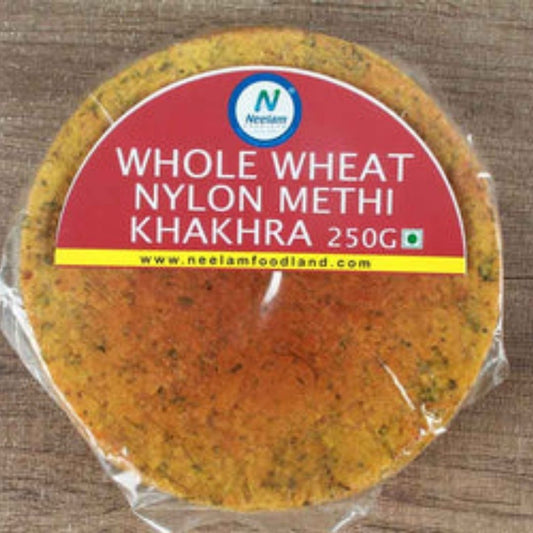 whole wheat nylone methi khakhra 250G NEELAM